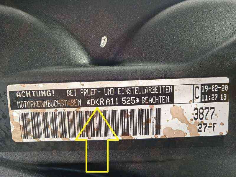 Recambio de despiece motor para seat ibiza (kj1) style referencia OEM IAM DKR DKRF - Blanco 11