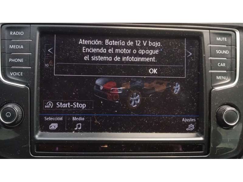 Recambio de pantalla multifuncion para volkswagen tiguan (ad1, ax1) 2.0 tdi referencia OEM IAM 7C0919606 7