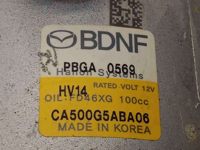 Recambio de compresor aire acondicionado para mazda cx-30 referencia OEM IAM BDNF61450  CA500G5ABA06 6