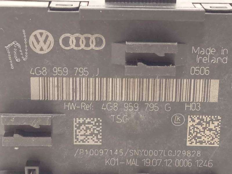 Recambio de modulo confort para audi a6 lim. (4g2) 3.0 v6 24v tfsi referencia OEM IAM 4G8959795J - Gris 3