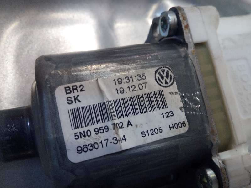 Recambio de elevalunas delantero derecho para volkswagen tiguan (5n1) 2.0 tdi referencia OEM IAM 5N1837730  5N0837462 - Negro 5