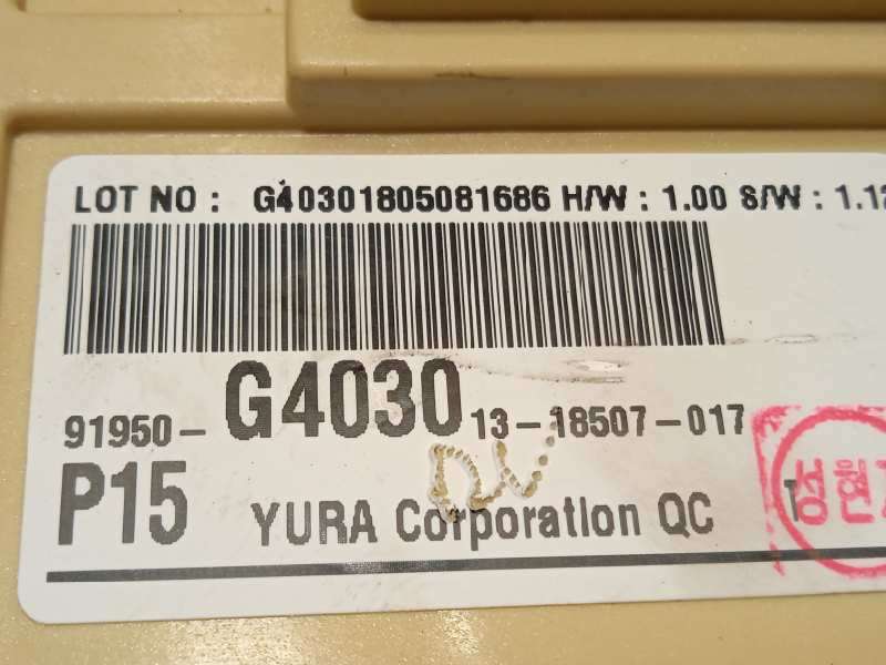 Recambio de caja reles / fusibles para hyundai i30 (pd) select referencia OEM IAM 91950G4030 - Azul 3