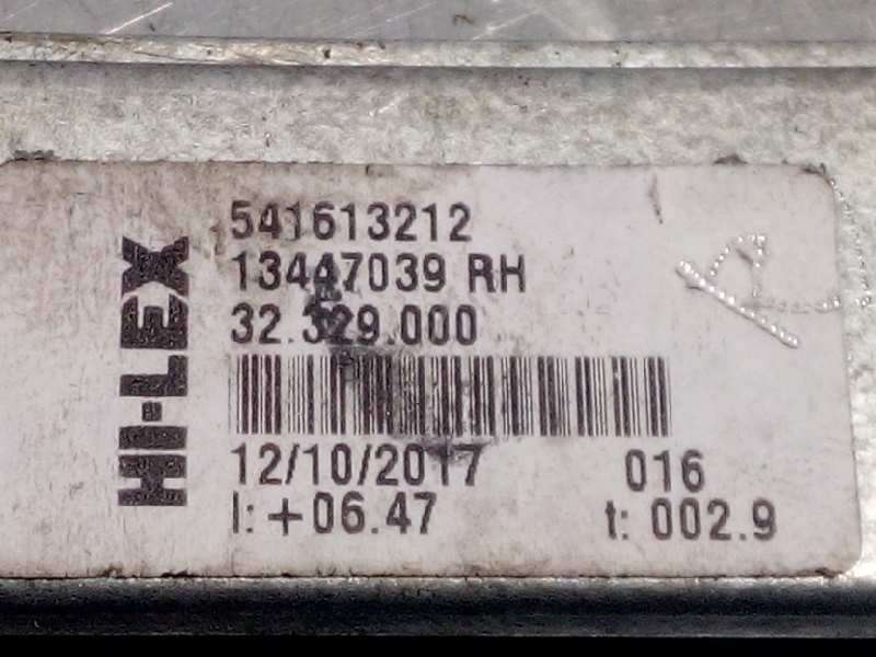 Recambio de elevalunas trasero derecho para opel corsa e 1.4 referencia OEM IAM 541613212 - Blanco 3