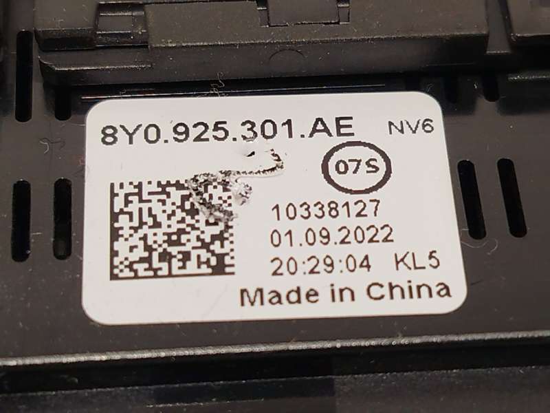 Recambio de mando multifuncion para audi a3 sportback (8ya, 8yf) 30 tfsi mild hybrid referencia OEM IAM 8Y0925301AE - Negro 4