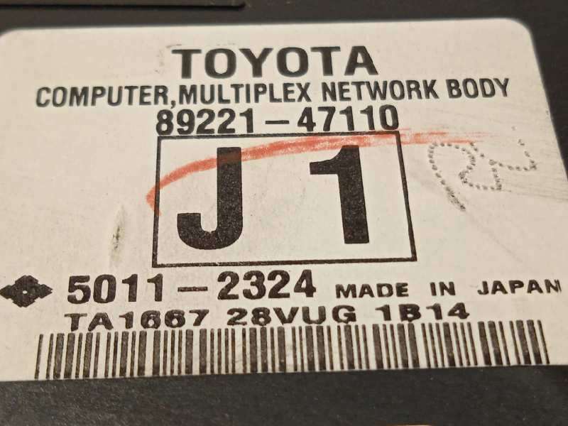 Recambio de modulo electronico para toyota prius (nhw30) 1.8 16v cat (híbrido) referencia OEM IAM 8922147110  50112324 - Blanco 4
