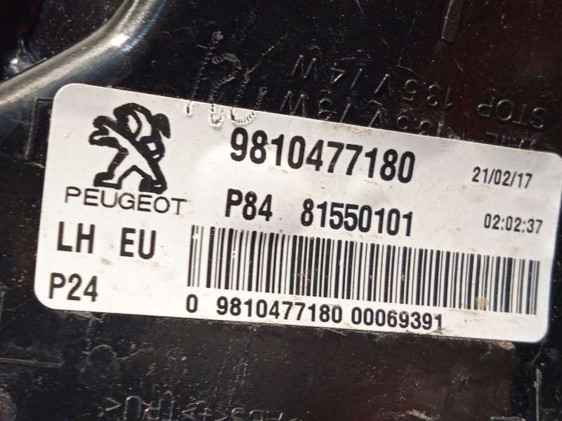 Recambio de piloto trasero izquierdo para peugeot 3008 ii suv (mc_, mr_, mj_, m4_) 1.6 thp 165 (m45gyw, m45gzw, m45gyv) referenc - Azul 5