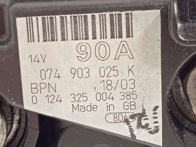 Recambio de alternador para volkswagen lt caja cerrada / combi (mod. 1997) lt 35 caja cerrada / techo elevado referencia OEM IAM 4