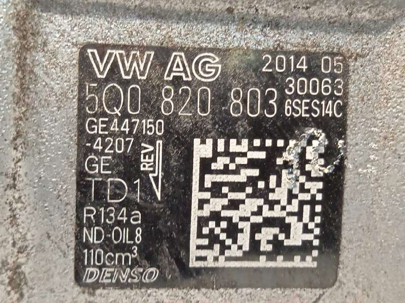 Recambio de compresor aire acondicionado para volkswagen golf vii lim. advance bluemotion referencia OEM IAM 5Q0820803  44715042 - Gris 5