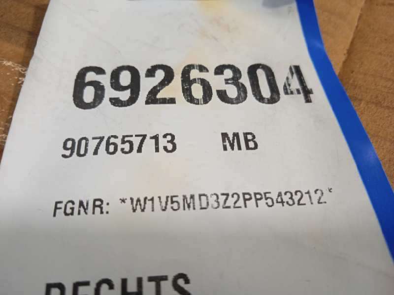 Recambio de aleta delantera derecha para mercedes-benz sprinter 4-t furgoneta (b907, b910) 419 cdi rwd (907.643, 907.645, 907.64 4
