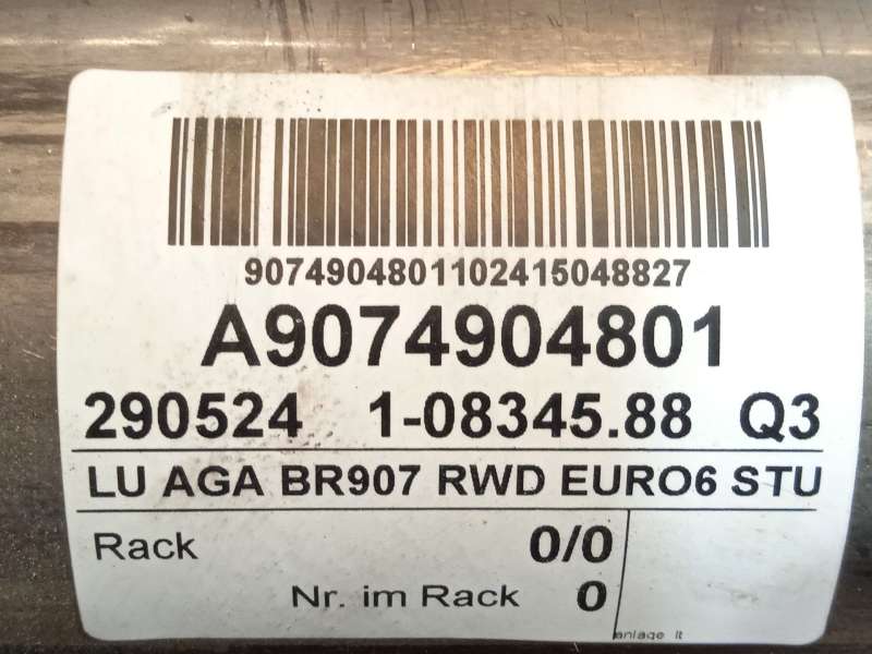 Recambio de tubo escape completo para mercedes-benz sprinter 4-t furgoneta (b907, b910) 419 cdi rwd (907.643, 907.645, 907.647) 9