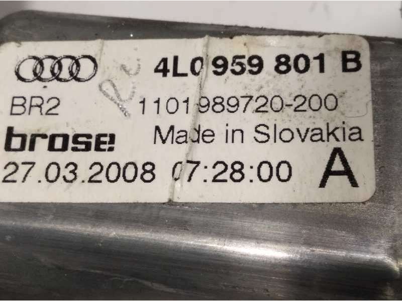 Recambio de elevalunas delantero izquierdo para audi q7 (4l) 3.0 v6 24v tdi referencia OEM IAM 4L0837461A  4L0959801B - Gris 3