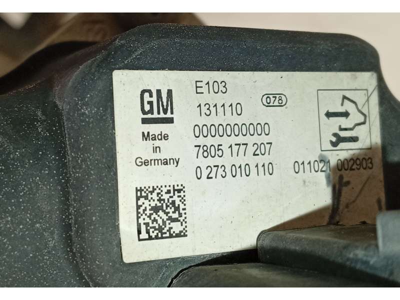 Recambio de cremallera direccion para opel astra j sports tourer (p10) 1.7 cdti (35) referencia OEM IAM 13335002 0273010110 7805 6