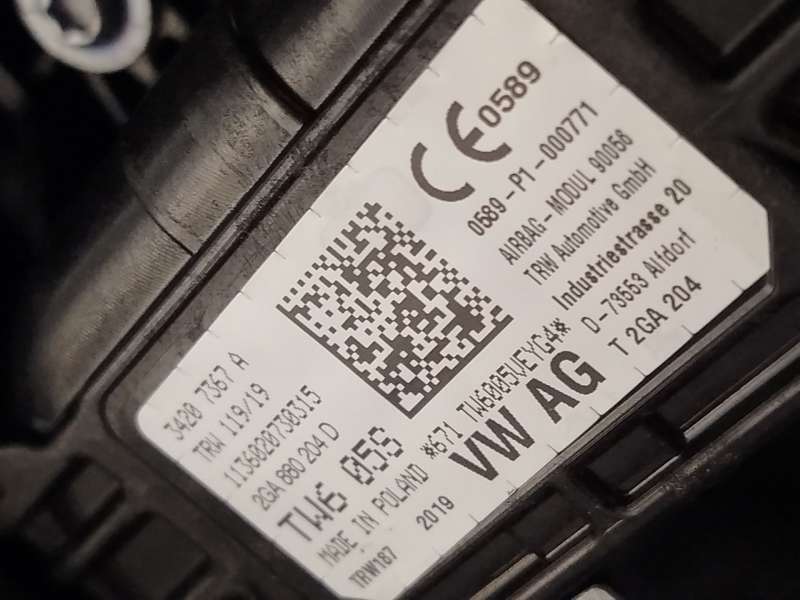 Recambio de salpicadero para volkswagen t-roc (a11, d11) 2.0 tdi referencia OEM IAM 2GA857003A82V 2GA880504D 5TA880201ACHVF - Gris 6