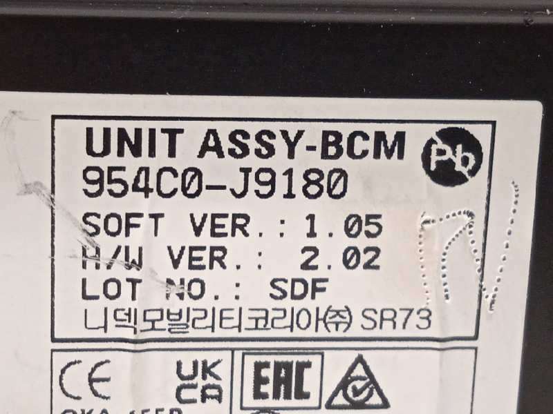 Recambio de modulo electronico para hyundai kona 1.0 tgdi cat referencia OEM IAM 954C0J9180 - Blanco 4