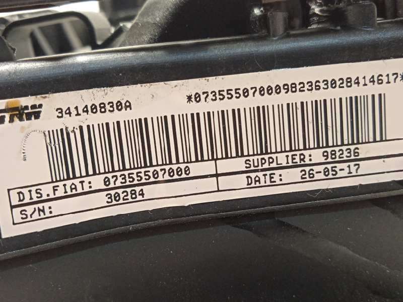 Recambio de airbag delantero izquierdo para opel combo d 1.3 16v cdti referencia OEM IAM 07355507000  735550700 - Blanco 4
