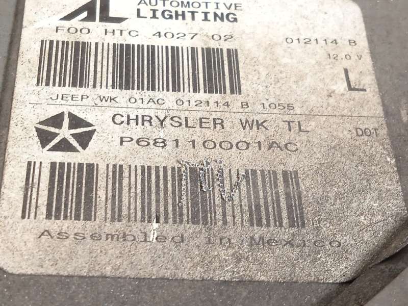 Recambio de piloto trasero izquierdo para jeep grand cherokee iv (wk, wk2) 3.0 crd v6 4x4 referencia OEM IAM P68110001AC K681100 5