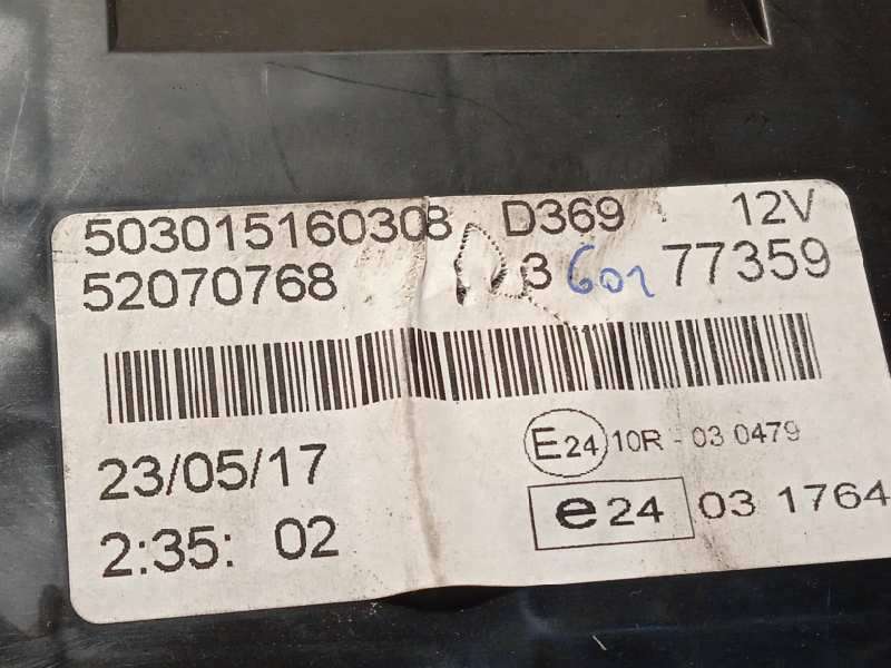 Recambio de cuadro instrumentos para opel combo d 1.3 16v cdti referencia OEM IAM 52070768  503015160308 - Blanco 6