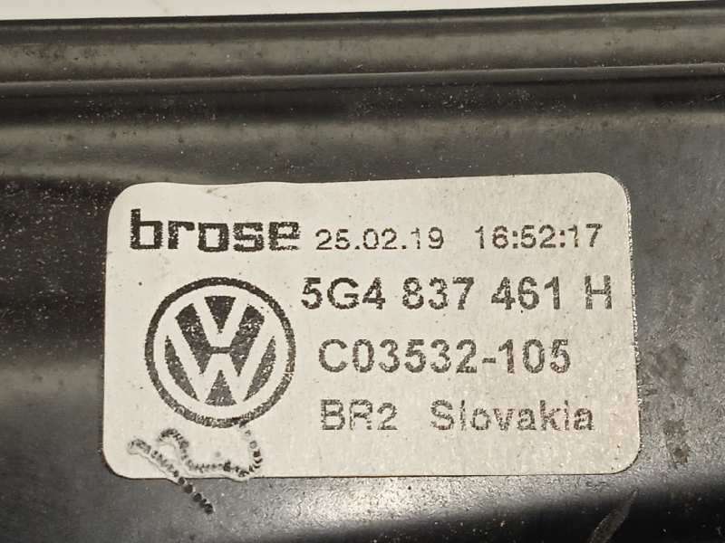 Recambio de elevalunas delantero izquierdo para volkswagen golf vii lim. (bq1) 1.6 tdi referencia OEM IAM 5G4837461H  5Q0959801C - Blanco 7