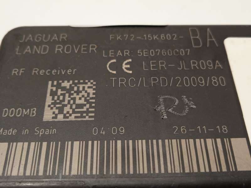 Recambio de modulo electronico para land rover discovery sport 2.0 td4 cat referencia OEM IAM FK7215K602BA - Negro 4