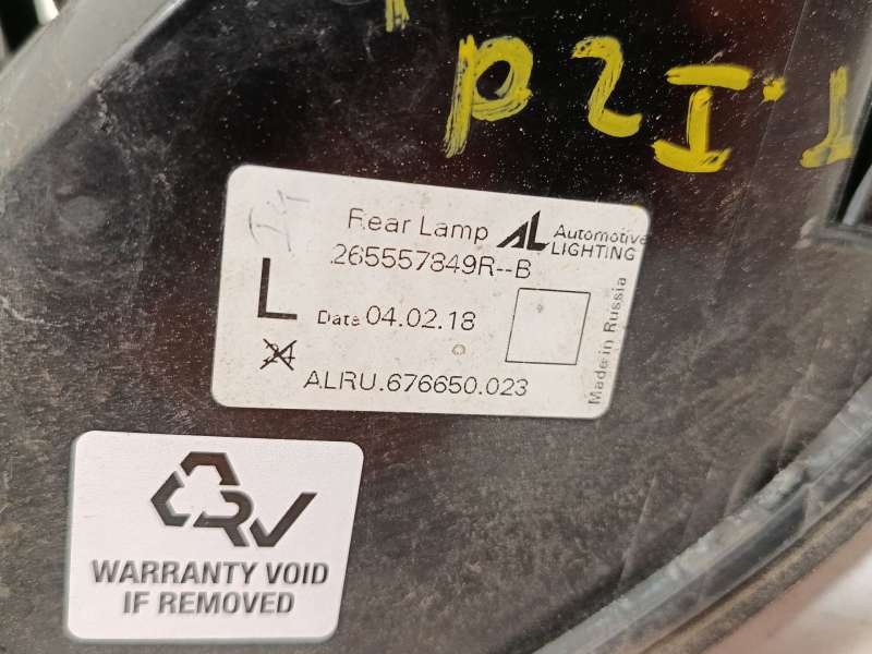 Recambio de piloto trasero izquierdo para renault captur i (j5_, h5_) 1.2 tce 120 referencia OEM IAM 265557849R  676650023 - Azul 5