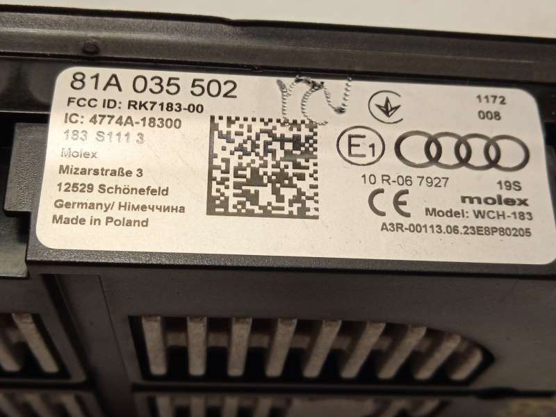 Recambio de modulo electronico para seat ateca (kh7, khp) 1.5 tsi referencia OEM IAM 81A035502  4774A18300 4