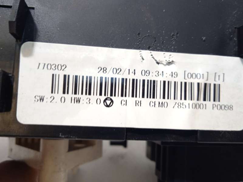 Recambio de mando calefaccion / aire acondicionado para citroën c3 ii (sc_) 1.0 vti 68 referencia OEM IAM 9675400180 - Blanco 6