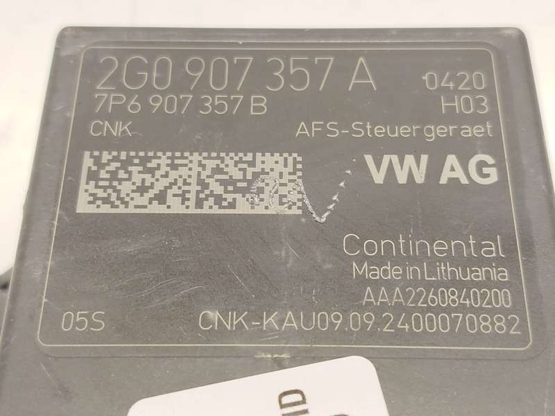 Recambio de modulo electronico para seat ibiza v (kj1, kjg) 1.0 tsi referencia OEM IAM 2G0907357A 7P6907357B AAA22608402 - Blanco 5