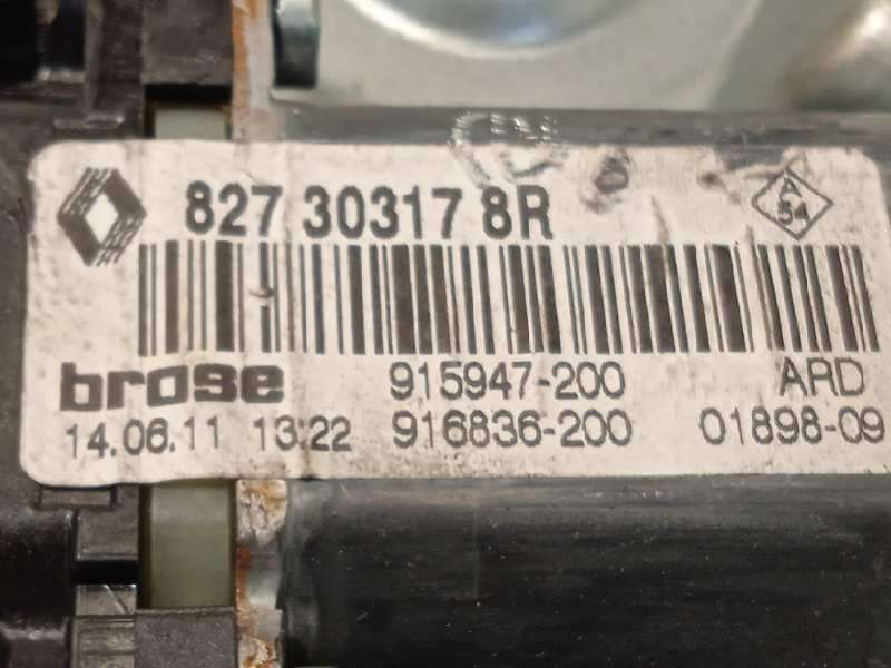 Recambio de elevalunas trasero derecho para renault scenic iii dynamique referencia OEM IAM 827303178R 4