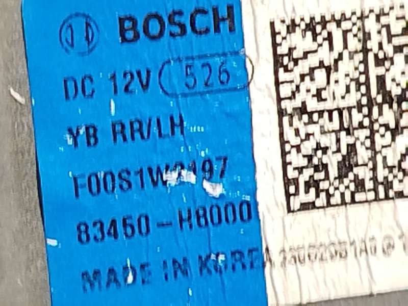 Recambio de elevalunas trasero izquierdo para kia stonic (ybcuv) 1.2 cat referencia OEM IAM 83450H8000 - Gris 4
