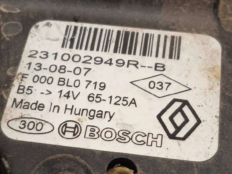 Recambio de alternador para dacia dokker ambiance referencia OEM IAM 231002949R  F000BL0719 - Blanco 4