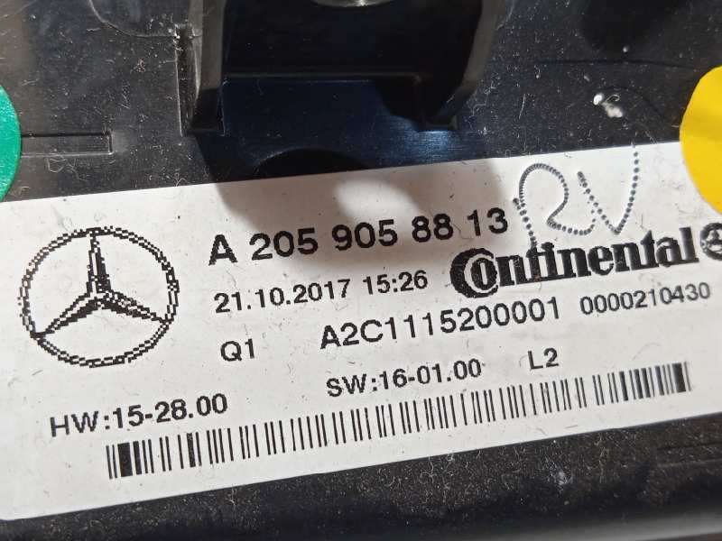 Recambio de mando climatizador para mercedes-benz clase glc (w253) glc 220 d 4matic referencia OEM IAM A2059058813 2059058813 A2 - Azul 5