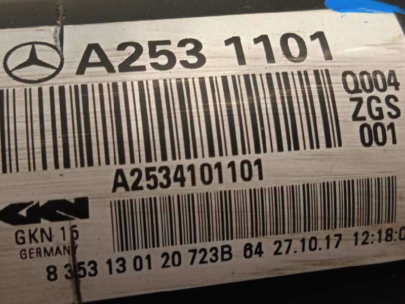 Recambio de transmision central para mercedes-benz clase glc (w253) glc 220 d 4matic referencia OEM IAM A2534101101 - Azul 5