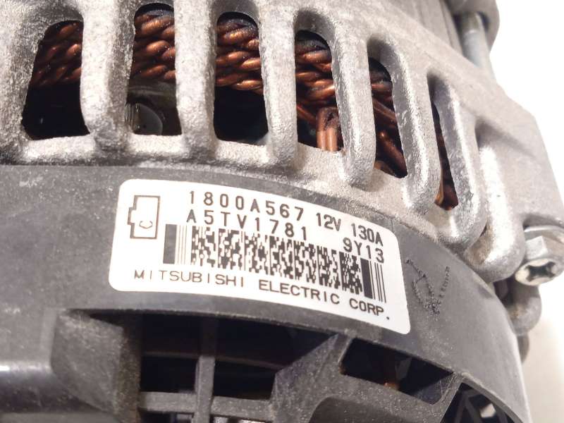 Recambio de alternador para mitsubishi asx 2.0 mivec cat referencia OEM IAM 1800A567  A5TV1781 - Blanco 4