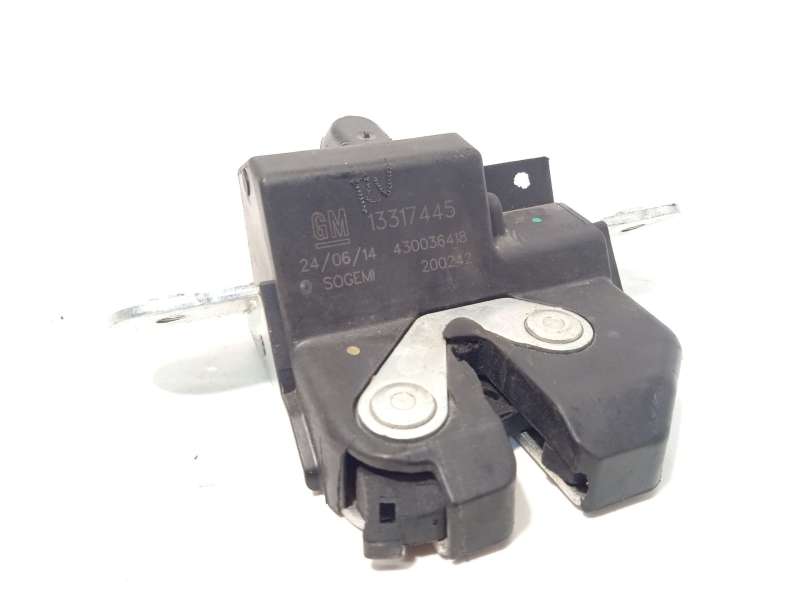 Recambio de cerradura maletero / porton para opel meriva b monospace (s10) 1.4 lpg (75) referencia OEM IAM 13317445 - Blanco 2