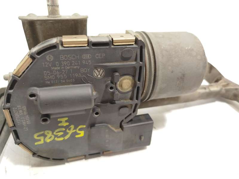 Recambio de motor limpia delantero para volkswagen golf plus v (5m1, 521) 1.9 tdi referencia OEM IAM 5M0955023D 5M0955119A 33970 - Negro 2