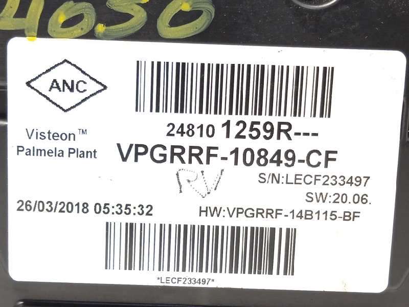 Recambio de cuadro instrumentos para renault clio iv 0.9 tce referencia OEM IAM 248101259R - Rojo 5