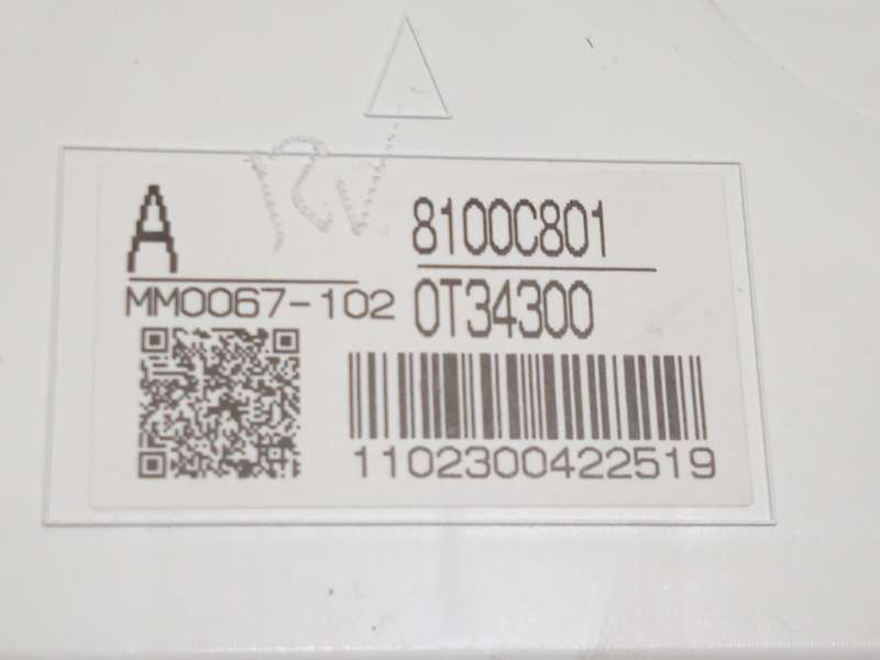 Recambio de cuadro instrumentos para mitsubishi asx 2.0 mivec cat referencia OEM IAM 8100C801 - Blanco 4