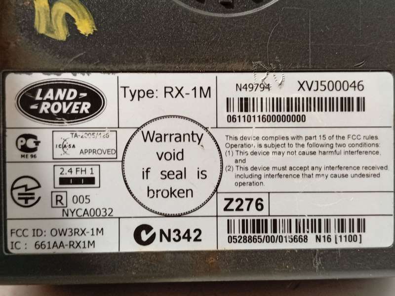 Recambio de modulo electronico para land rover range rover iii (l322) 3.0 d 4x4 referencia OEM IAM XVJ500046 3H4219K350GA - Azul 4