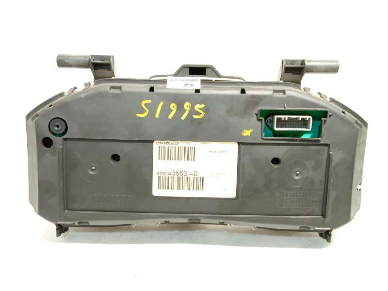 Recambio de cuadro instrumentos para renault clio iii (br0/1, cr0/1) 1.5 dci (br0h, cr0h, cr1s, br1s) referencia OEM IAM 8200343 - Negro 3