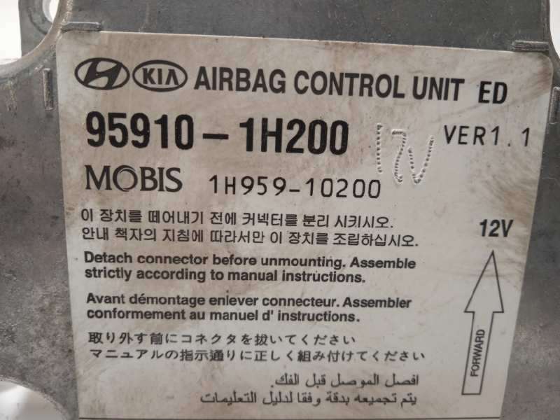 Recambio de centralita airbag para kia cee'd 1.6 crdi cat referencia OEM IAM 959101H200 - Blanco 5