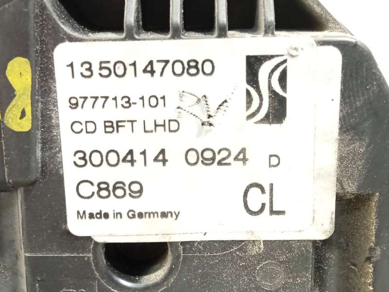 Recambio de cerradura puerta delantera derecha para citroën jumper iii furgoneta 2.2 hdi 130 referencia OEM IAM 1633562780 - Blanco 4