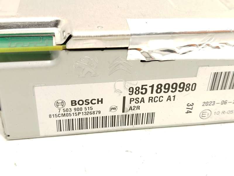 Recambio de sistema navegacion gps para peugeot 2008 ii (ud_, us_, uy_, uj_, ur_, uc_) 1.2 puretech 100 referencia OEM IAM 98518 - Negro 3
