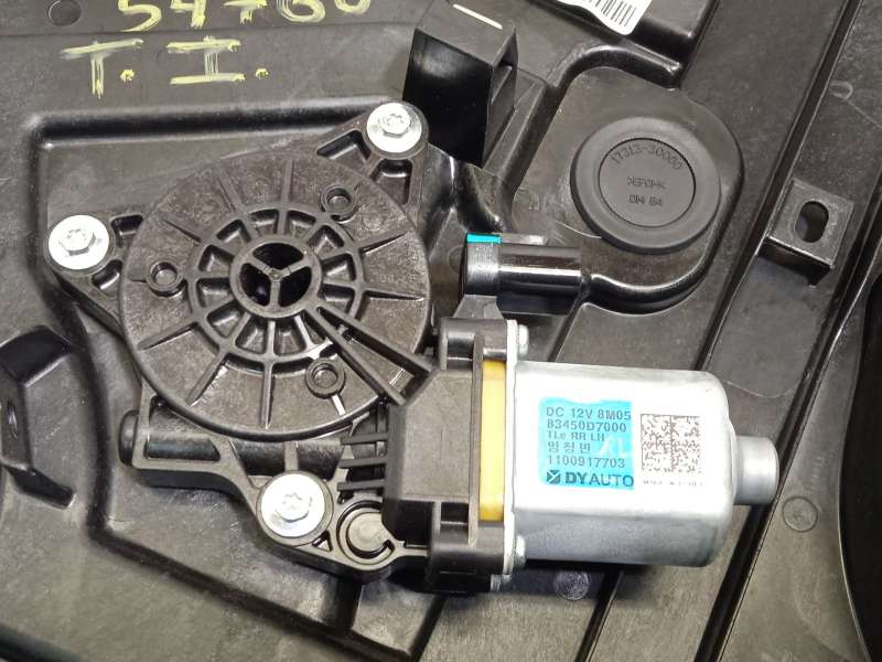 Recambio de elevalunas trasero izquierdo para hyundai tucson (tl, tle) 1.6 gdi referencia OEM IAM 83450D7000 - Negro 3