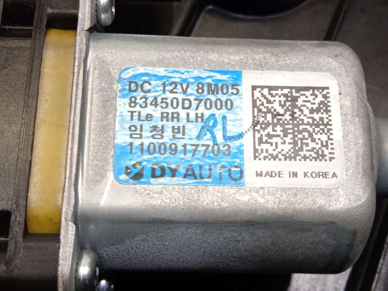 Recambio de elevalunas trasero izquierdo para hyundai tucson (tl, tle) 1.6 gdi referencia OEM IAM 83450D7000 - Negro 6