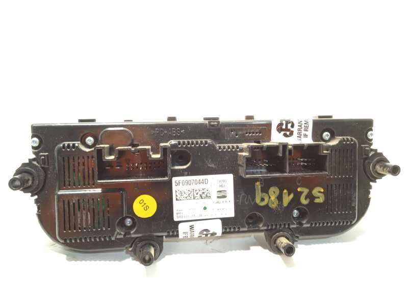 Recambio de mando climatizador para seat leon (5f1) style referencia OEM IAM 5F0907044D 5F0907044DYMS 5HB011215 - Negro 4