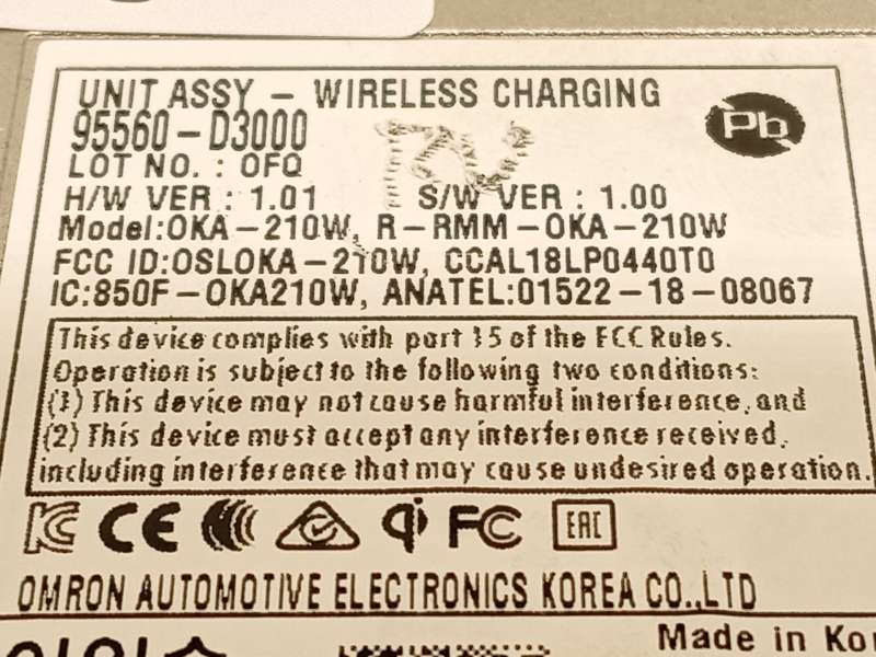 Recambio de modulo electronico para hyundai tucson (tl, tle) 1.6 crdi hybrid 48v referencia OEM IAM 95560D3000 4