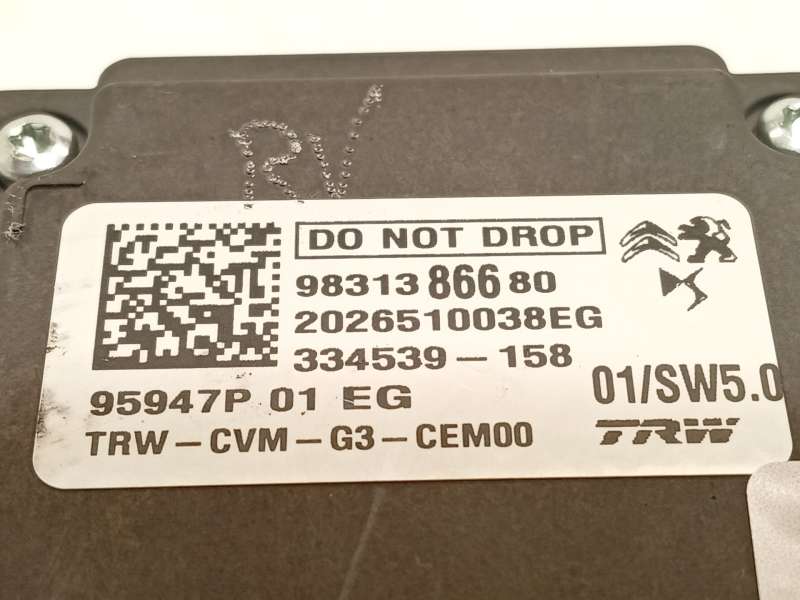 Recambio de modulo electronico para peugeot rifter 1.5 bluehdi 130 referencia OEM IAM 9831386680 - Gris 4