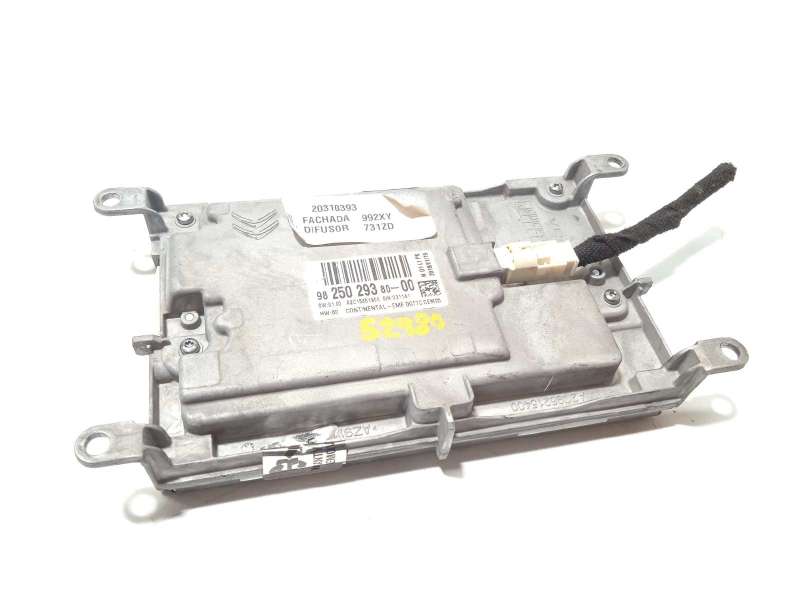 Recambio de pantalla multifuncion para citroën c4 picasso 1.2 12v e-thp referencia OEM IAM 9825029380  A2C15851900 - Azul 3