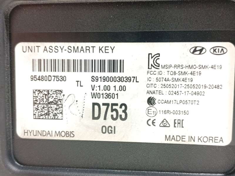 Recambio de modulo electronico para hyundai tucson (tl, tle) 1.6 crdi hybrid 48v referencia OEM IAM 95480D7530 4
