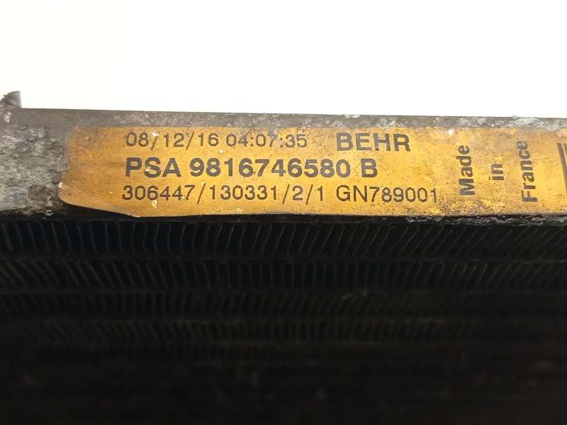 Recambio de condensador / radiador aire acondicionado para peugeot 308 ii (lb_, lp_, lw_, lh_, l3_) 1.6 bluehdi 120 referencia O - Blanco 5